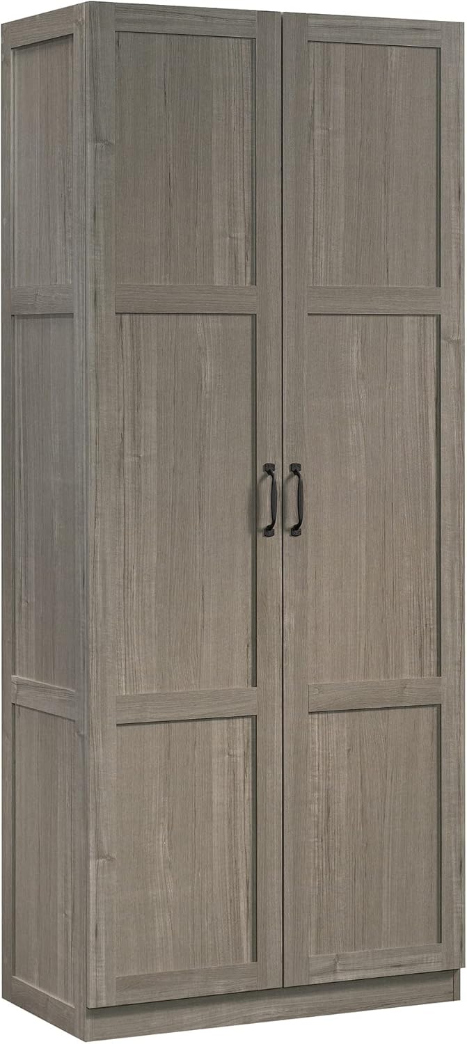 Sauder Select Storage Cabinet, Pantry Cabinet Kitchen Storage with Adjustable Shelves, Bathroom