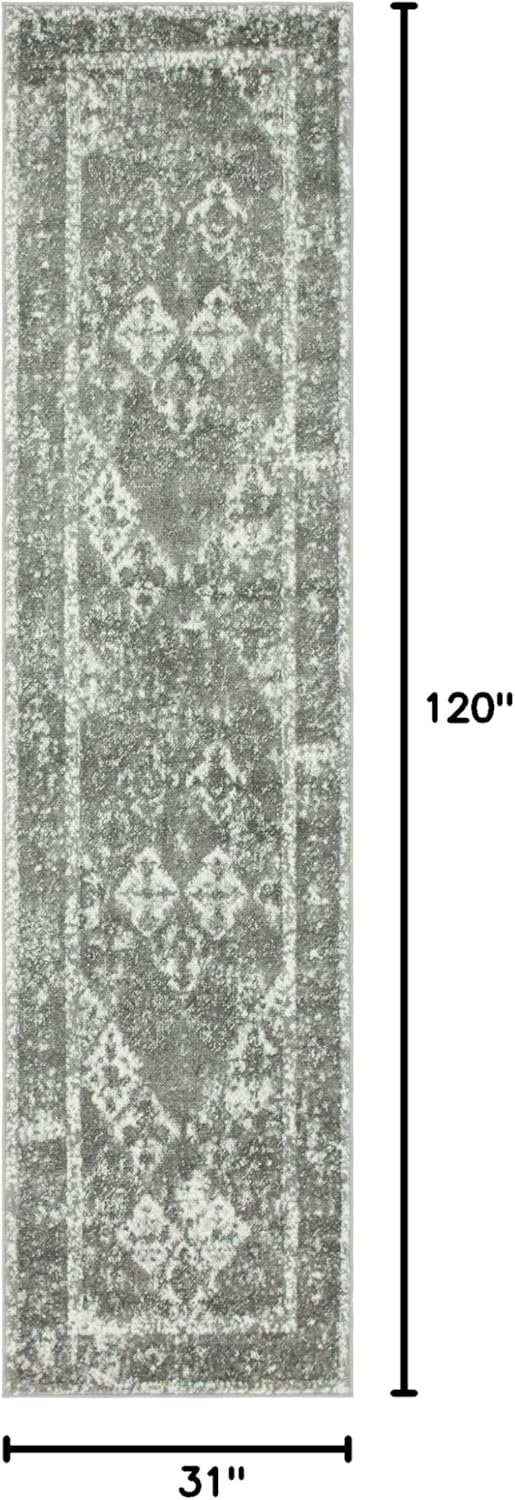 Unique Loom Rosso Collection Vintage, Traditional, Bohemian, Geometric, Distressed, Southwestern