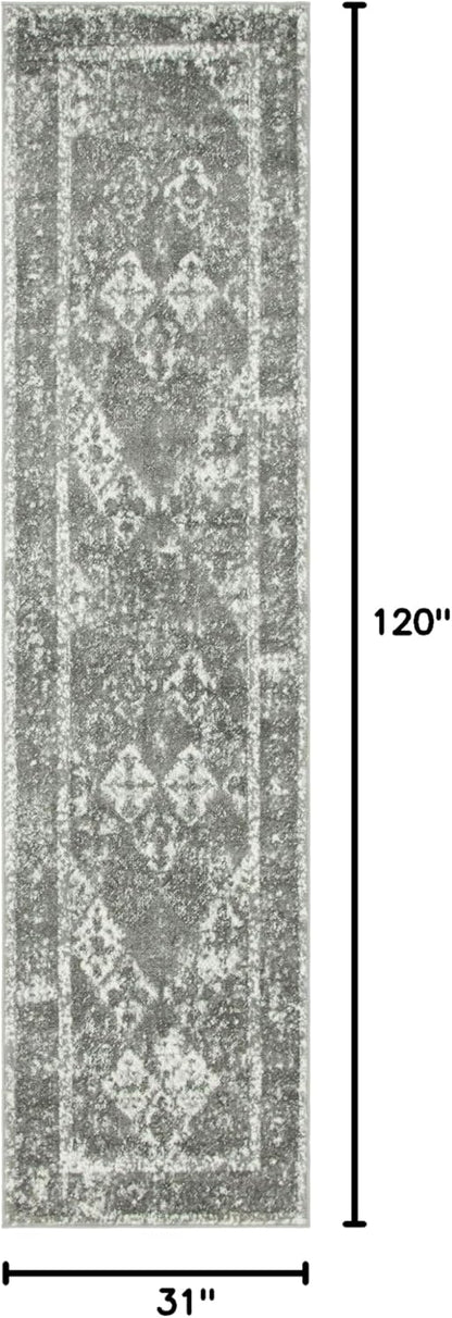 Unique Loom Rosso Collection Vintage, Traditional, Bohemian, Geometric, Distressed, Southwestern