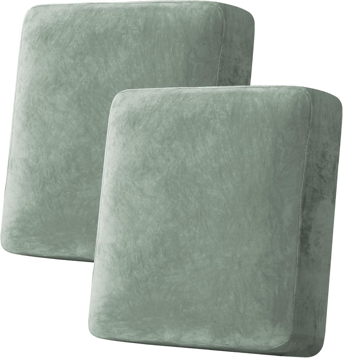 H.VERSAILTEX Velvet Stretch Couch Cushion Cover Plush Cushion Slipcover for Loveseat Cushion