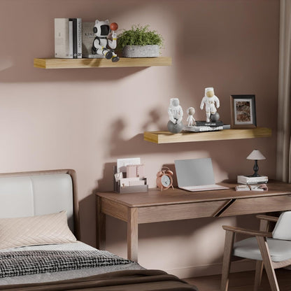 IAE Floating Wall Shelves 24 inch,Bathroom Shelves Wall Mounted,Invisible Shelves Floating Kitchen