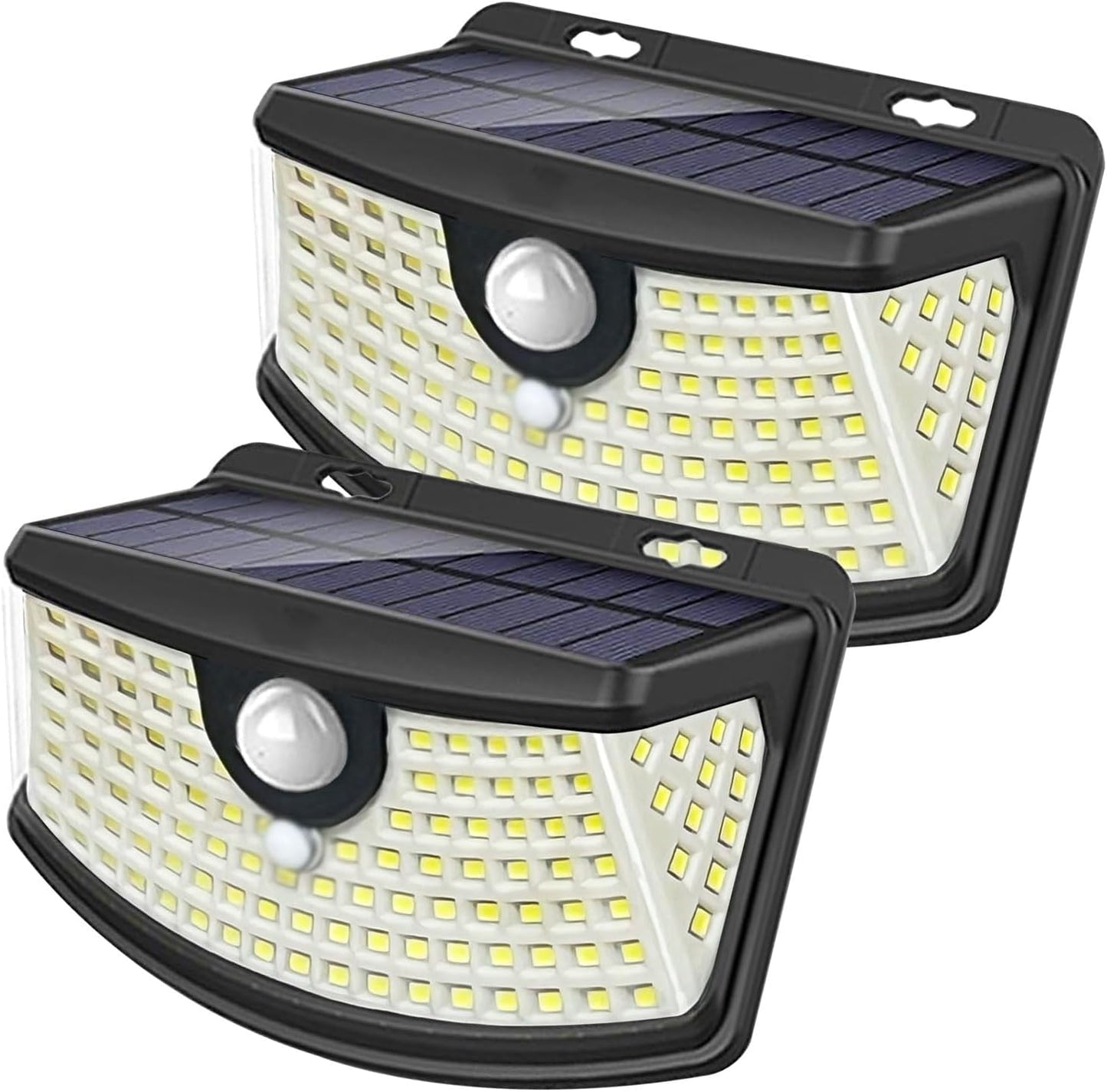 Aootek New Solar Motion Sensor Lights 120 LEDs with Lights Reflector,270° Wide Angle, IP65