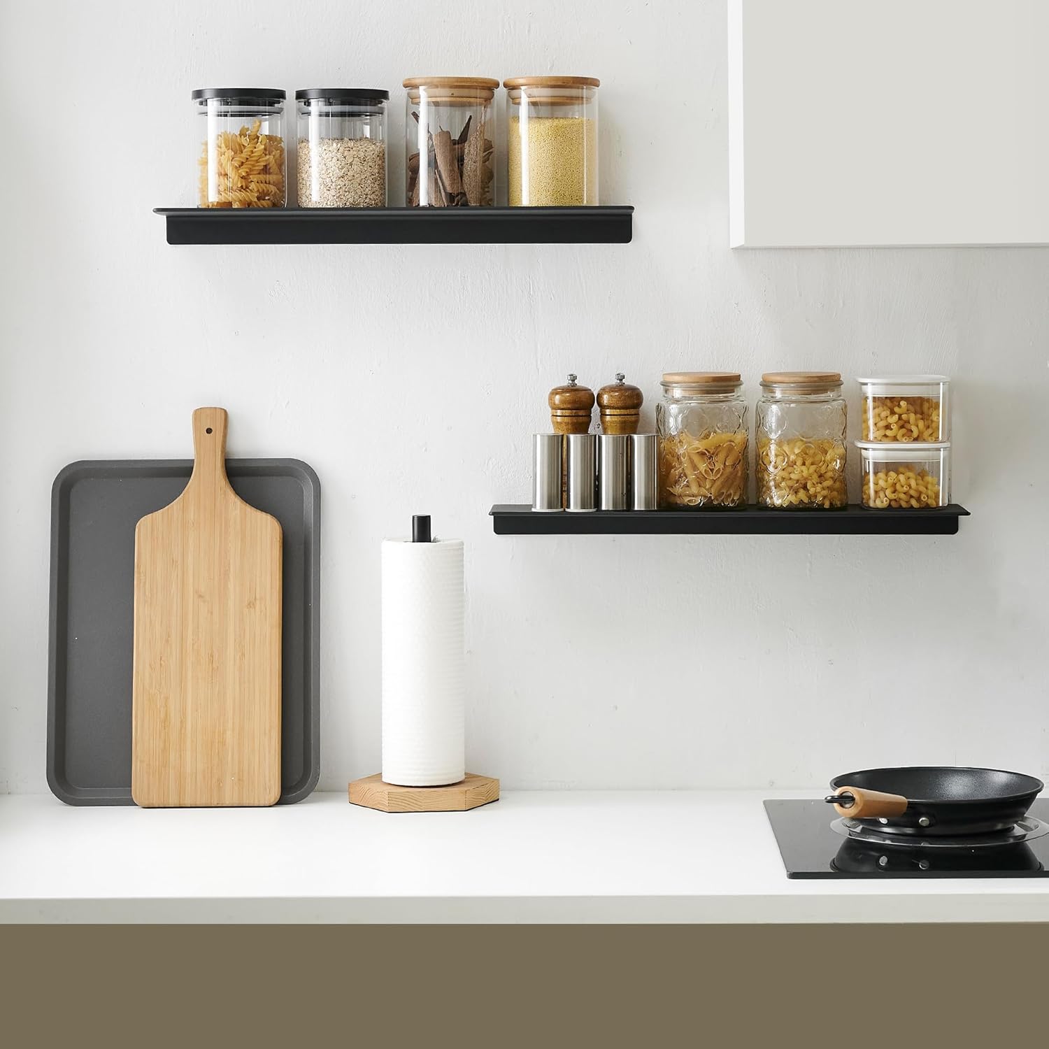 JOOM Metal Wall Floating Shelf - Metal Wall Shelf, Floating Shelf, Bathroom Shelf, Display Shelves
