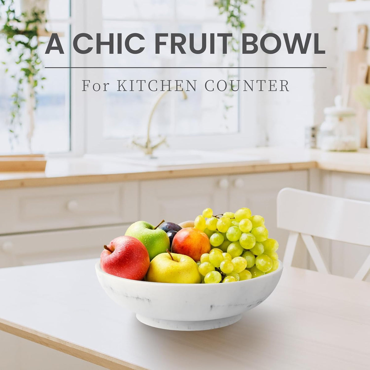 Large Decorative Bowl,Modern Fruit Bowl for Kitchen Counter,Handicraft Decorative Bowls for Home