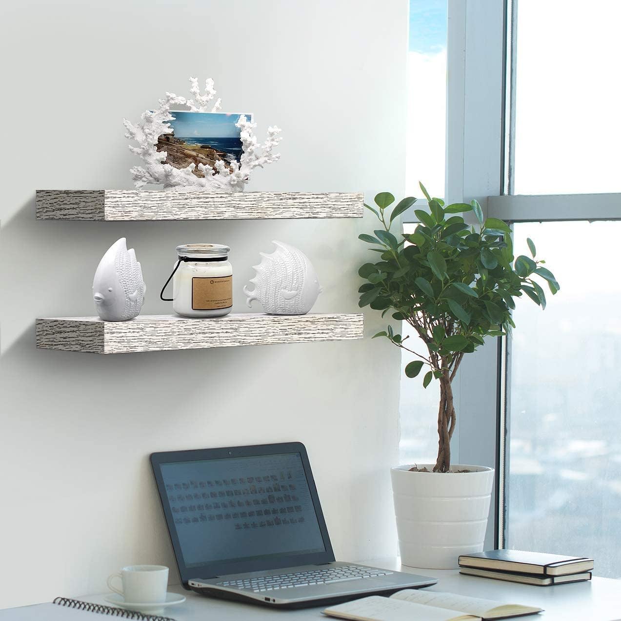Sorbus Floating Shelves, Wall Shelves for Bedroom, Kitchen, Living Room, Bathroom Shelves Over The