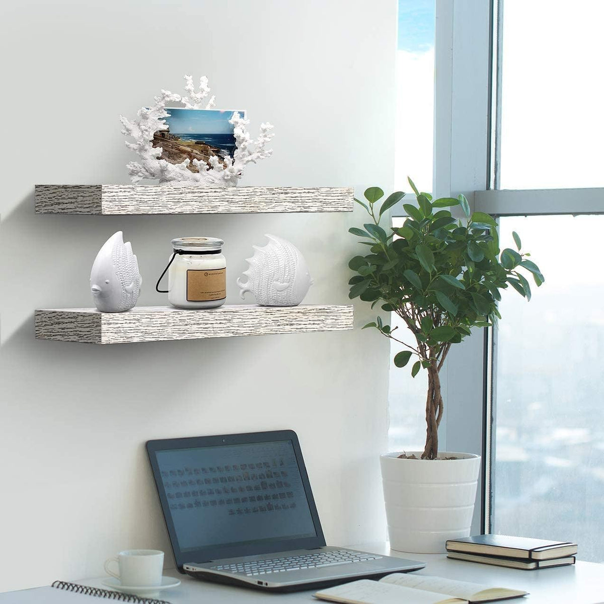 Sorbus Floating Shelves, Wall Shelves for Bedroom, Kitchen, Living Room, Bathroom Shelves Over The