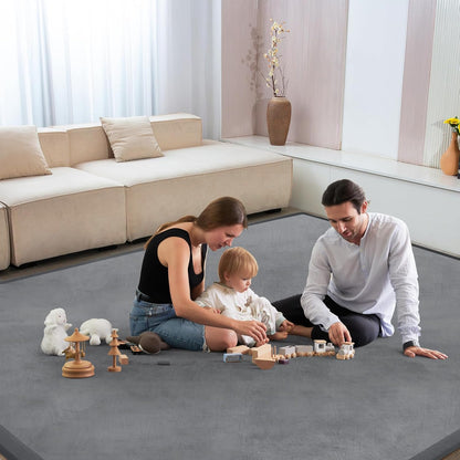 Baby Play Mat for Floor Tummy Time Nursery Rug Muscle Mat Area Rug Playroom Tatami 50 * 50" Memory