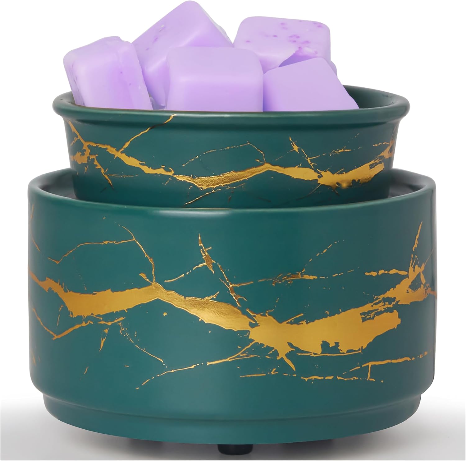 PALANCHY Wax Melt Warmer Ceramic 2-in-1 Oil Burner Electric Candle Wax Warmer Burner Melter