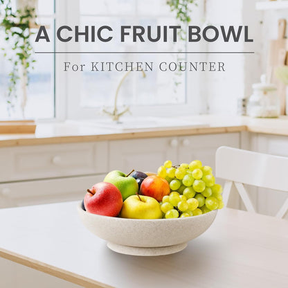 Large Decorative Bowl,Modern Fruit Bowl for Kitchen Counter,Handicraft Decorative Bowls for Home