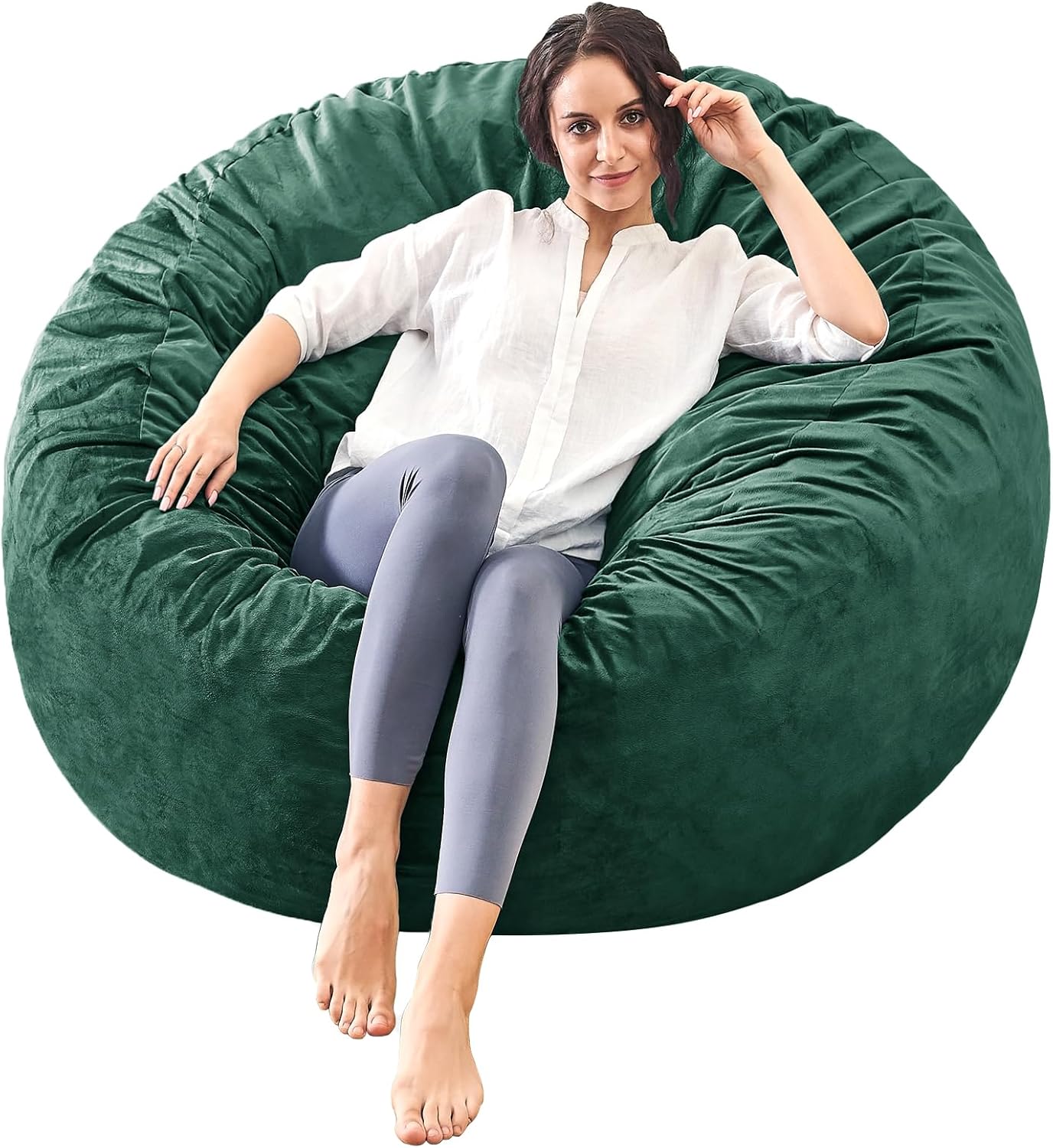 Bean Bag Chairs for Adults - Memory Foam Furniture BeanBag Chair - Kids/Teens Sofa with Soft Micro