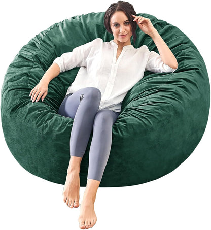 Bean Bag Chairs for Adults - Memory Foam Furniture BeanBag Chair - Kids/Teens Sofa with Soft Micro