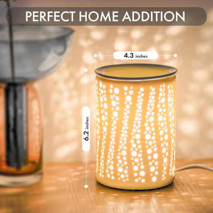 PALANCHY Wax Melt Warmer Ceramic Oil Burner Electric Candle Wax Warmer Burner Melter Fragrance
