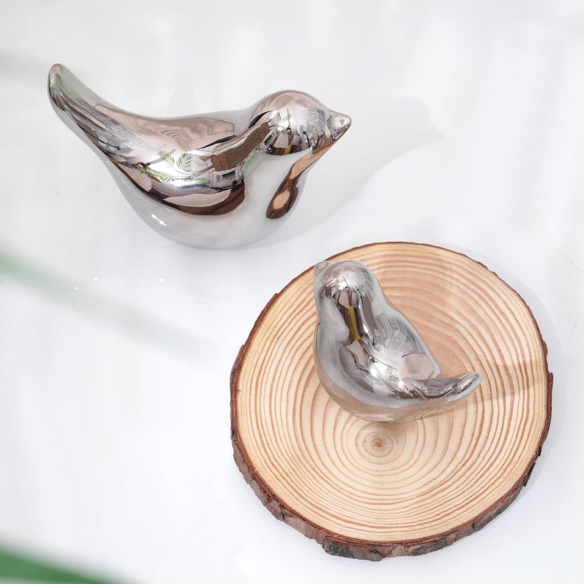 Notakia Small Birds Statues Home Decor Modern Style Decorative Ornaments for Living Room, Bedroom