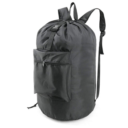 BeeGreen Laundry Bag Backpack w Adjustable Shoulder Straps College Dorm Essentials w Drawstring