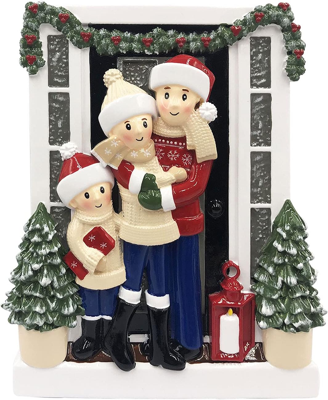 3D Welcoming Family of 3 Christmas Ornament 2025 Personalized Family Christmas Ornaments 2025 |