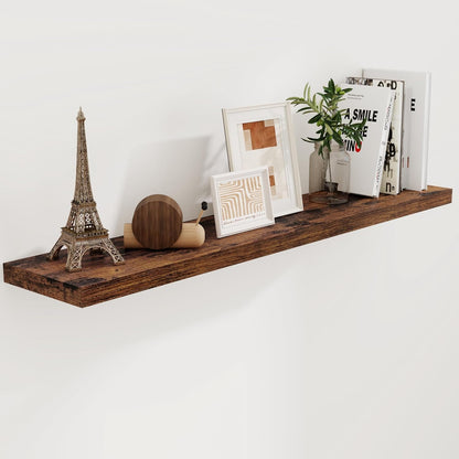 Floating Shelves 55 Inch Long, 55"W x 9"D Wall Shelf Invisible Bracket, 9 Inch Deep Floating Shelf