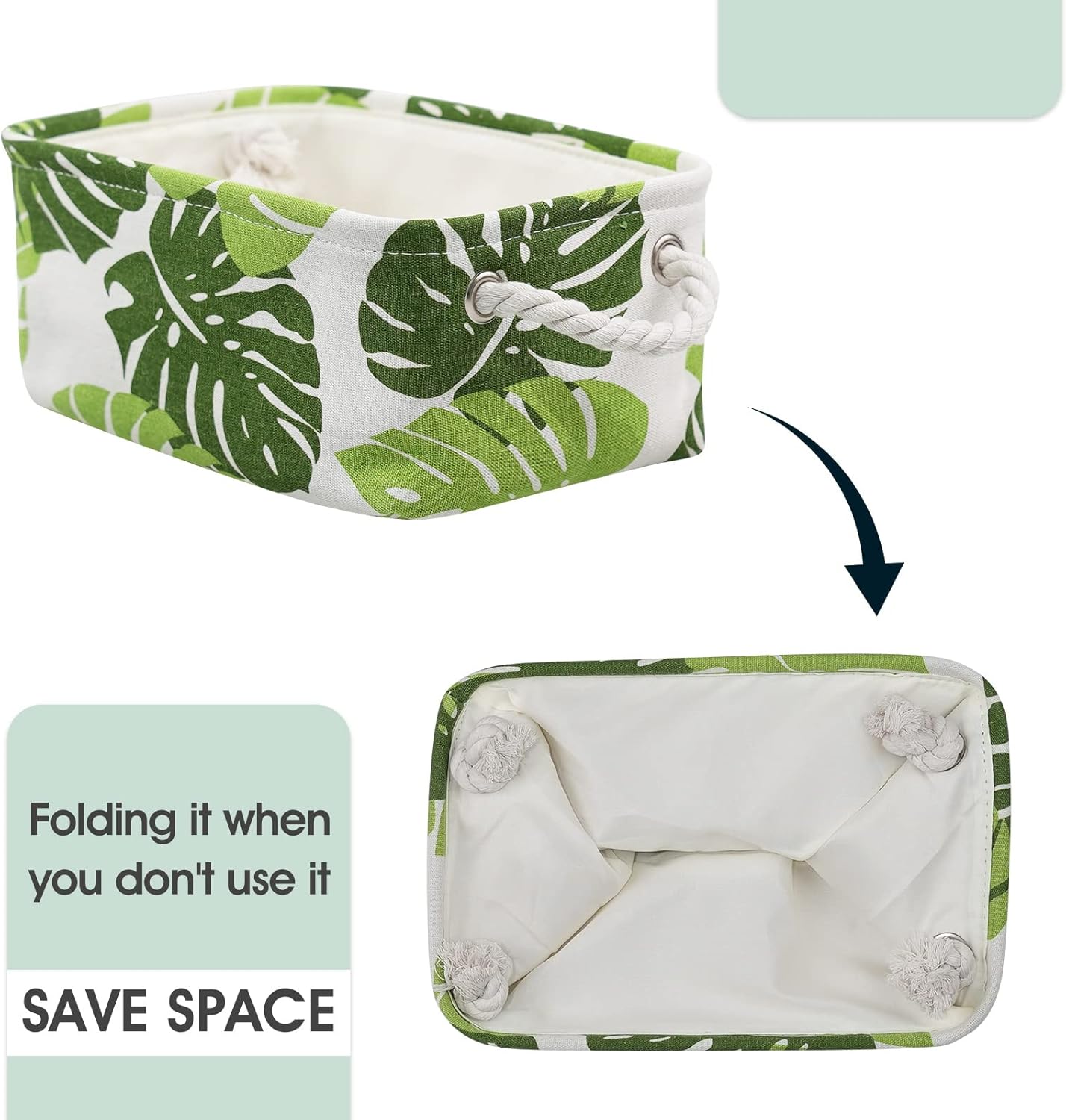 Storage Cubes, Storage Bins Baskets for Organizing 6 Pack for Organizing Toys, Clothes, Closet