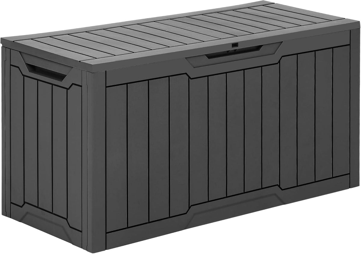 YITAHOME 80 Gallon Outdoor Storage Box, Large Water Resistant Resin Deck Box, Indoor Outdoor