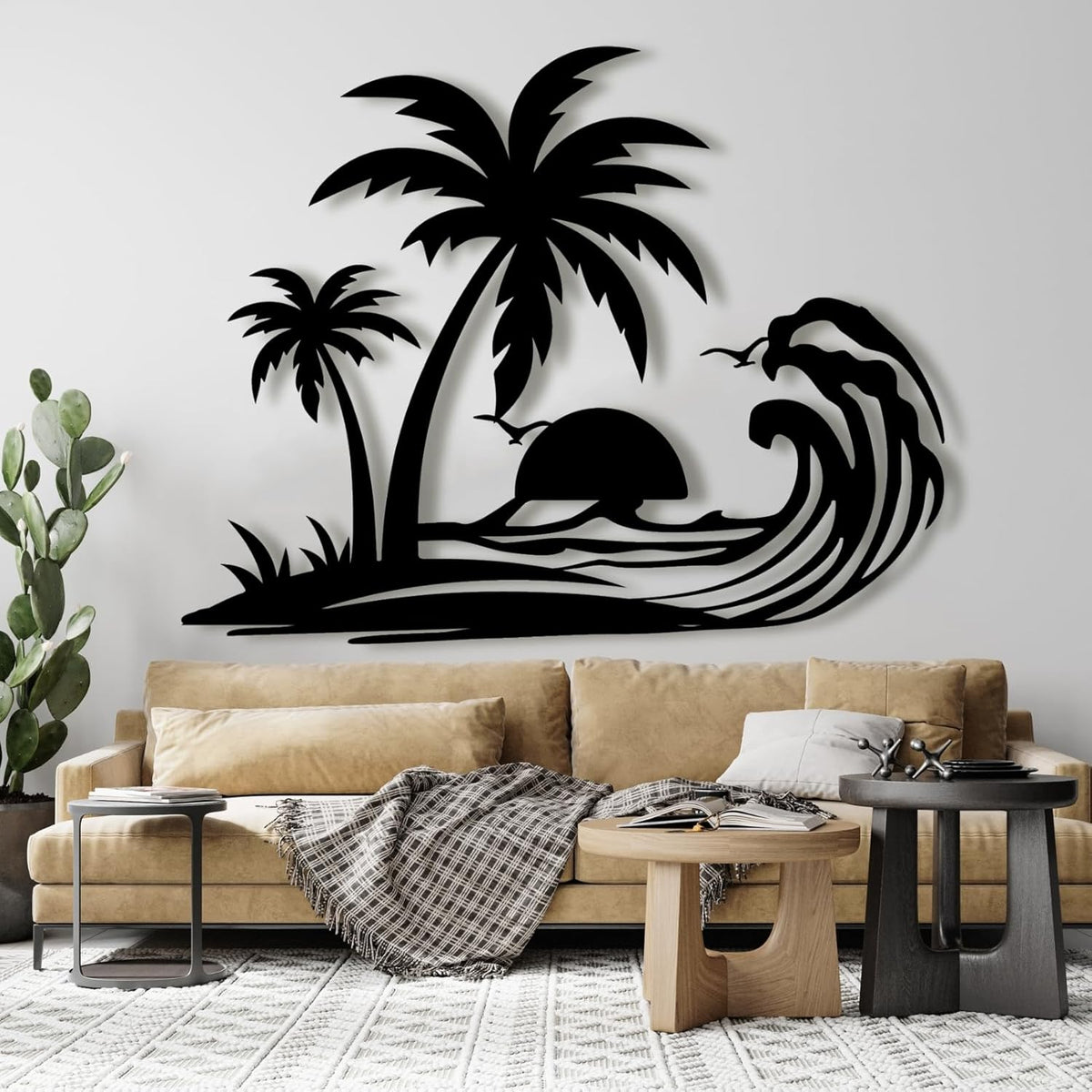 Palm Tree Metal Wall Decor,Palm Tree Metal Wall Art,Metal Palm Tree,Metal Palm Tree Wall