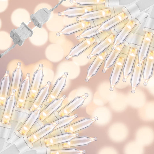 150LIGHTS WARM WHITE Extra-Bright With End Connectors Christmas Decorative Lights 9.72m UL