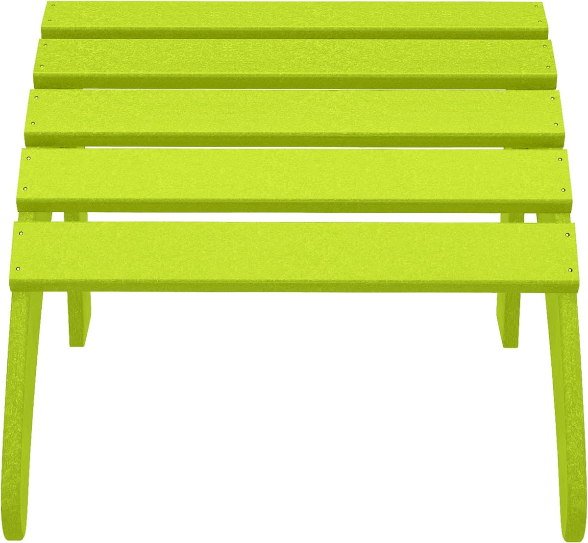 WestinTrends Outdoor Ottoman, Patio Adirondack Ottoman Foot Rest, All Weather Poly Lumber Folding
