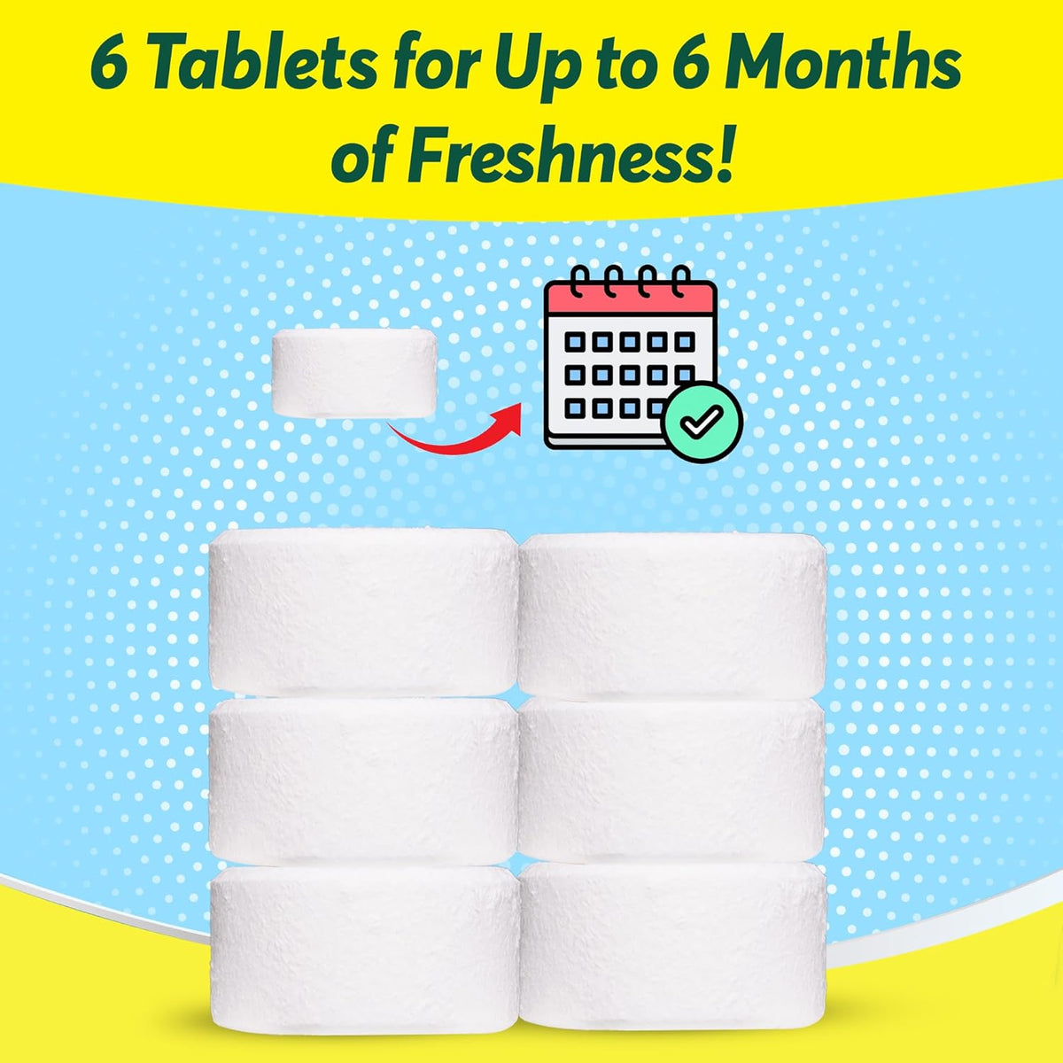 Cleanomic WashWizard Washing Machine Cleaner Tablets – Deep Cleaning Washer Cleaner for Front Load