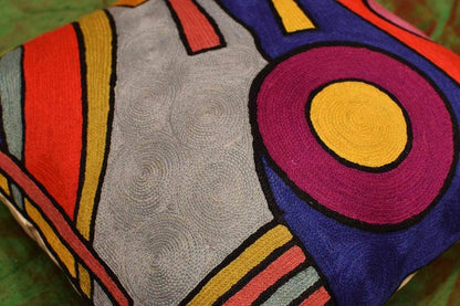 Kandinsky Modern Pillow Cover - Soul Abstract Pillows Farmhouse Chair Cushion Contemporary Couch