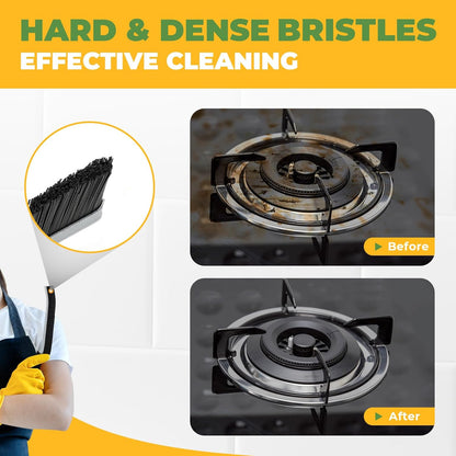 Cleaning Brush, 5 Pcs Hard Bristle Crevice Cleaning Brush, Grout Brush, Scrub Brush for Tile Grout