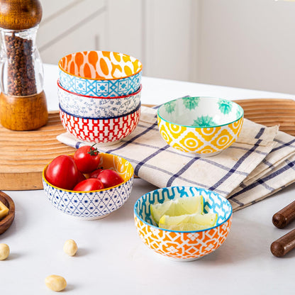 Ceramic Dipping Bowls Set - 4 Oz Small Dessert Bowl 3.5 Inch Porcelain Small Bowls for Side Dishes