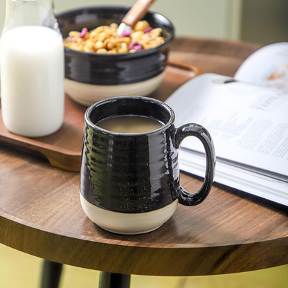 Hasense Coffee Mugs Ceramic, 15 oz Large Coffee Cups with Handle for Home and Office, Latte Mugs