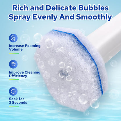 Cecailin® 60pcs Disposable Toilet Brush. Bathroom Cleaning. Disposable Bowl Cleaners Compatible