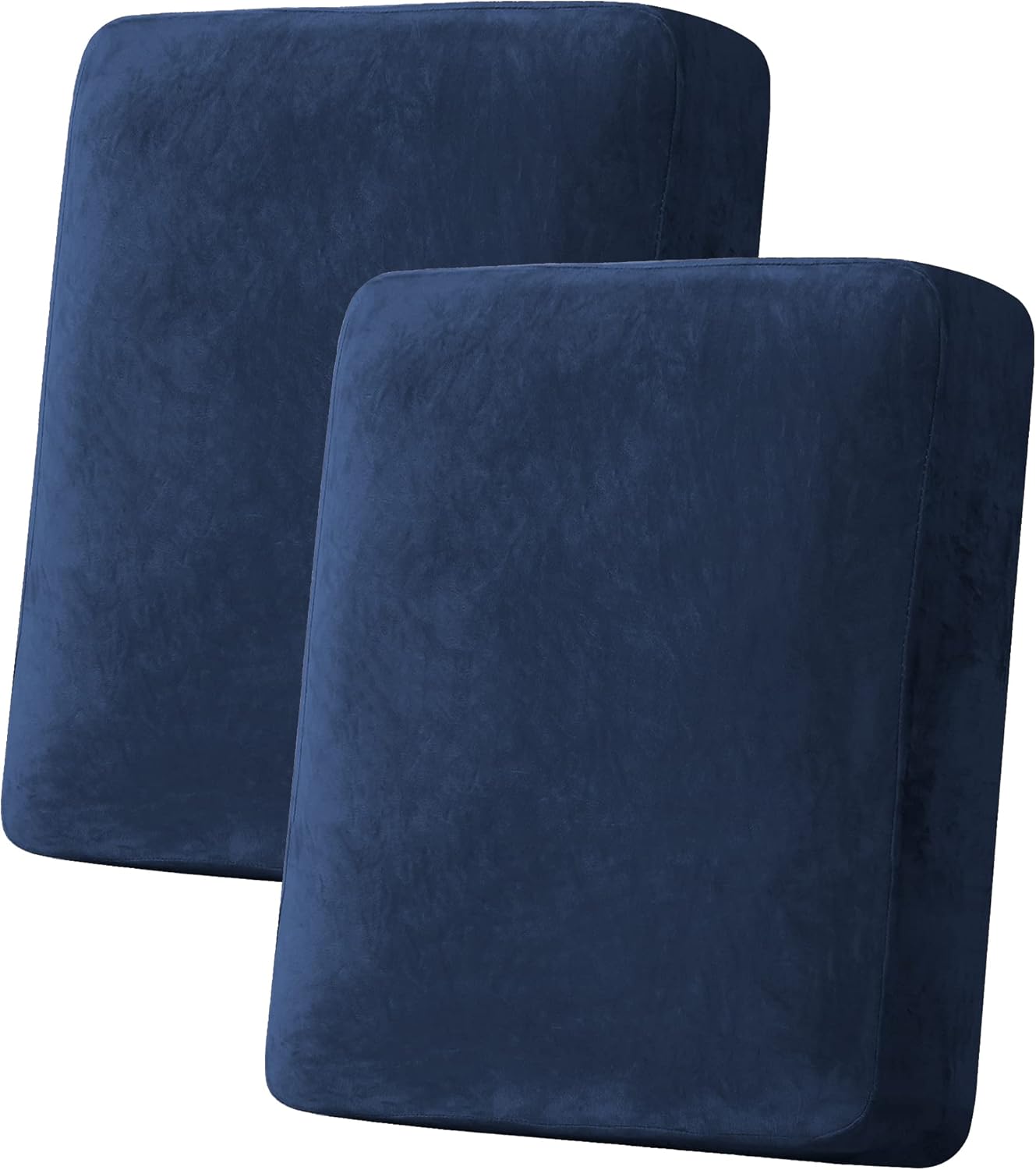 H.VERSAILTEX Velvet Stretch Couch Cushion Cover Plush Cushion Slipcover for Chair Loveseat Sofa
