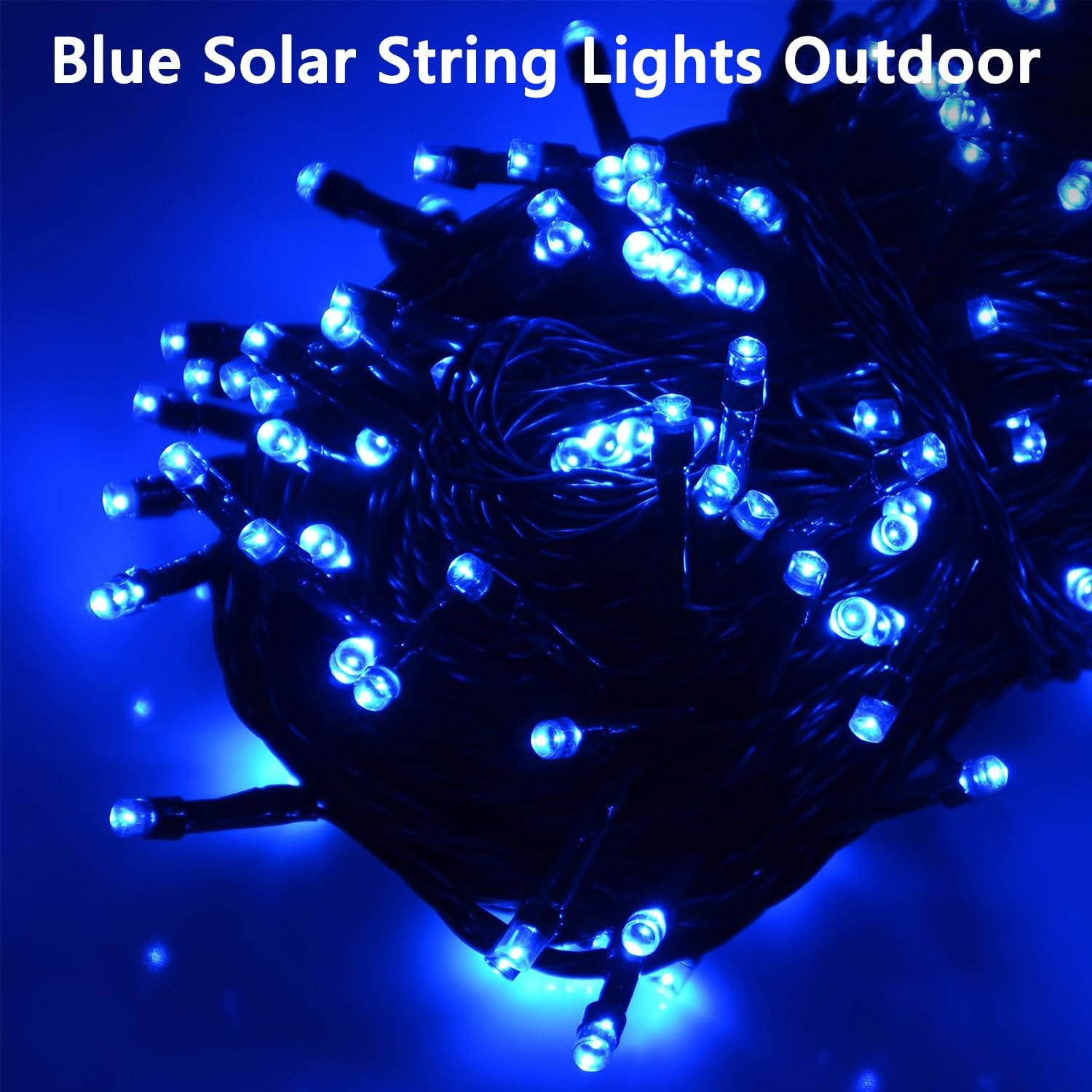 Upgrade Solar String Lights for Outside 2 Pack Total 180FT 500LED String Lights Outdoor with 8