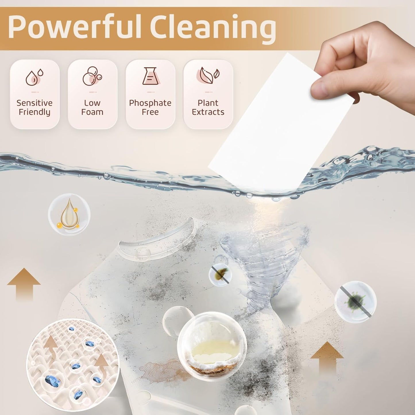 Poesie Laundry Detergent Sheets Magnolia Scent 3 Pack 480 Strips Liquid Less Effective Cleaning