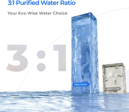 Waterdrop X12-Alkaline Mineral pH+ Reverse Osmosis System, NSF/ANSI 42&58&372 Certified, 1200 GPD