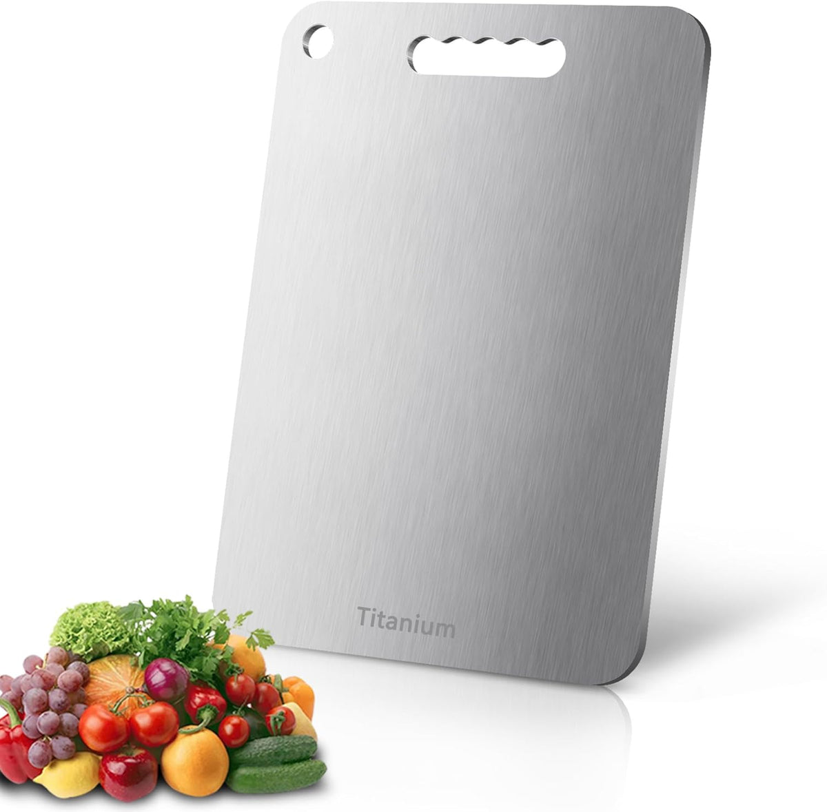 Titanium Cutting Board Ultra-Lightweight,Non-Toxic,Food-Grade Pure Titanium Cutting Boards for