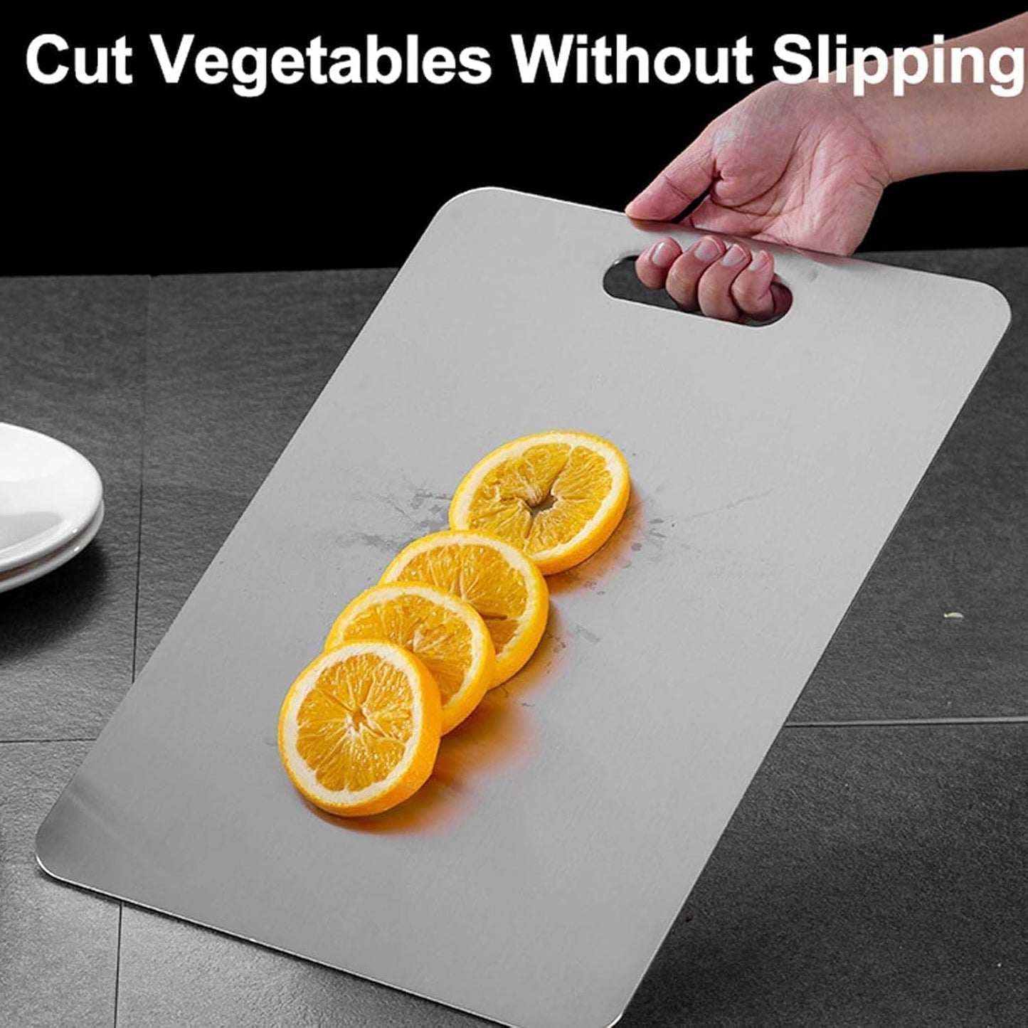 Titanium Cutting Board - 2025 New Upgrade 100% Pure Titanium Cutting Boards for Kitchen Double