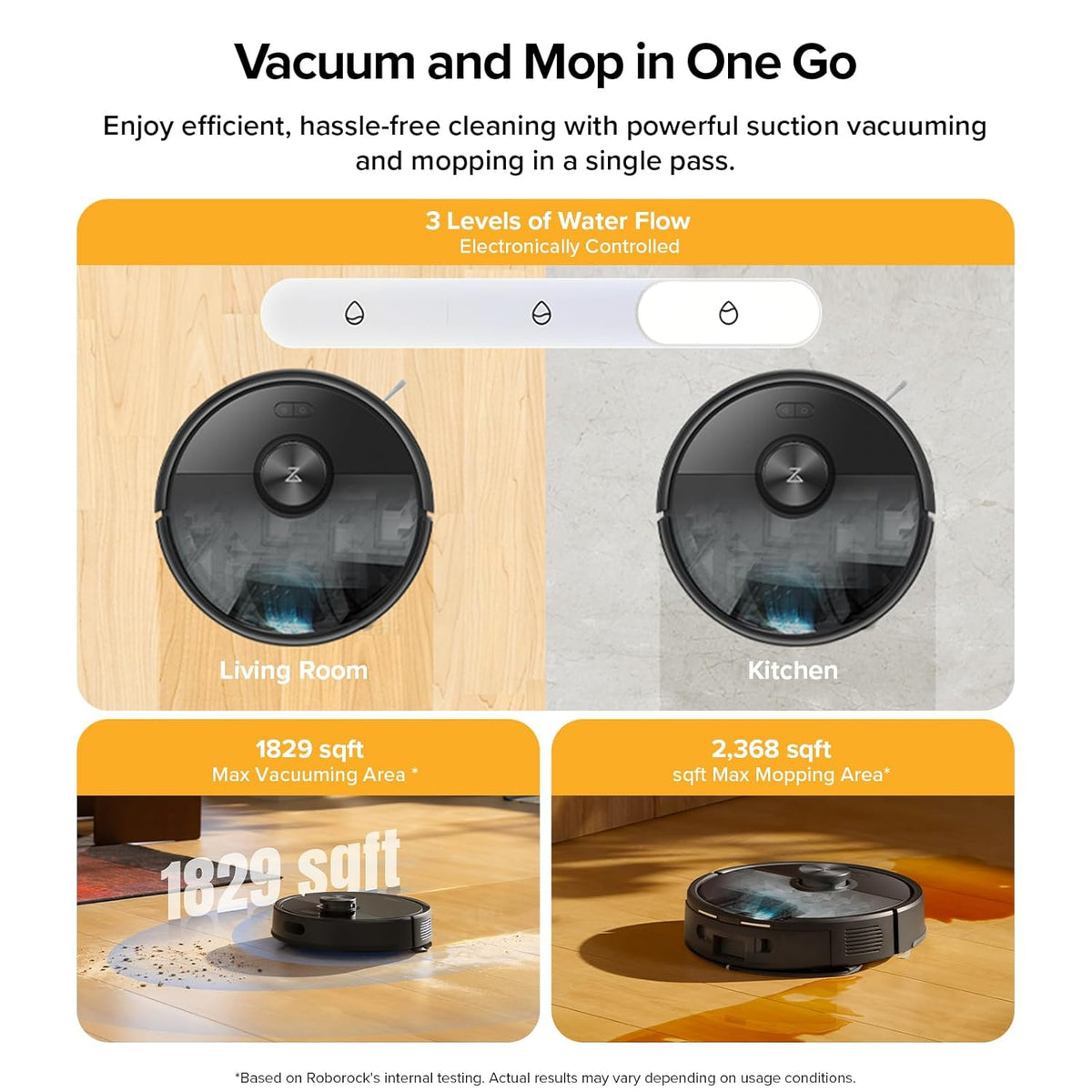 roborock Q7 M5+ Robot Vacuum and Mop, Upgraded from Q5 Max+, 7 Weeks Self-Emptying, 10000Pa