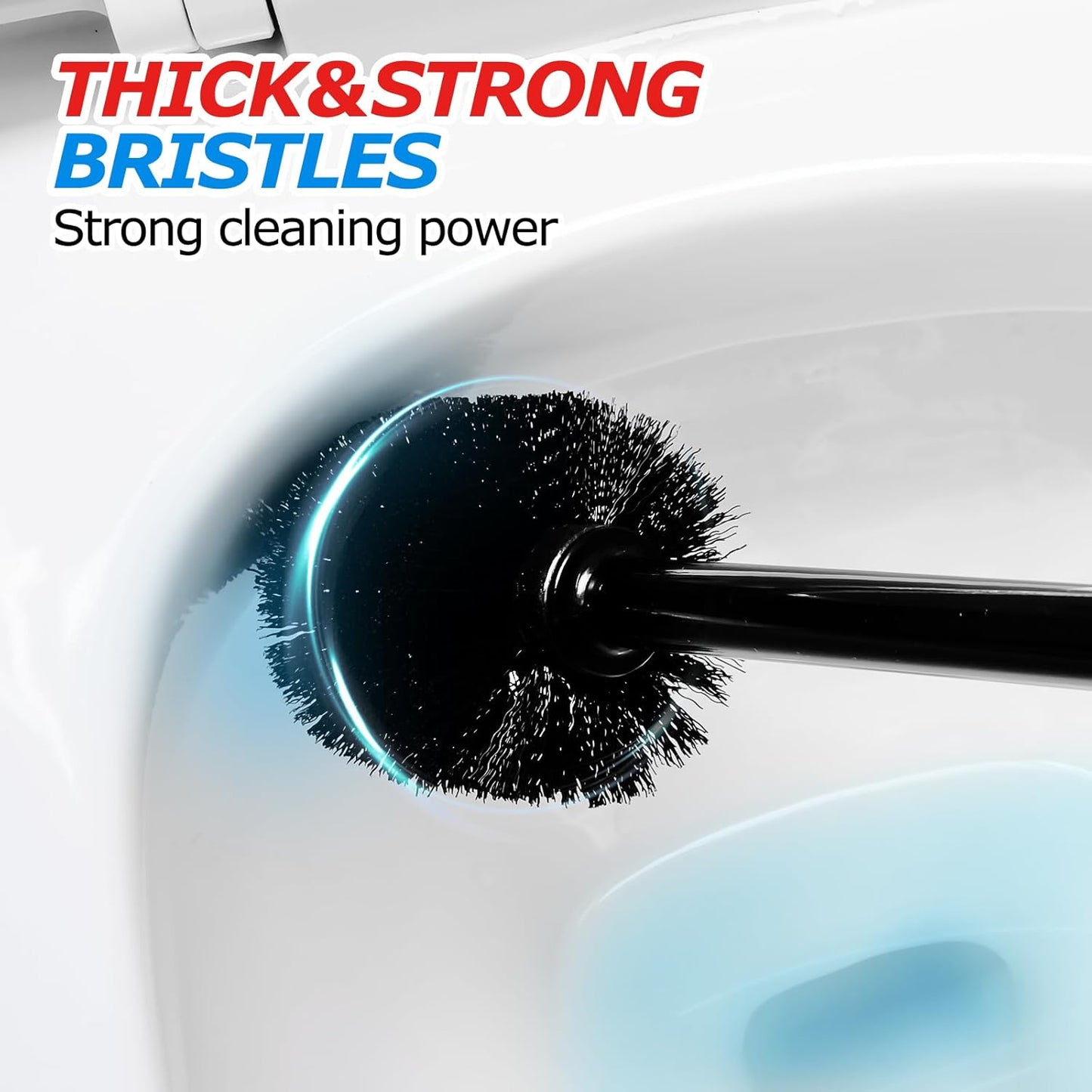 2Pack 2 in 1 Toilet Brush and Plunger Set, Extended Handle Plunger,Toilet Bowl Brush Plunger