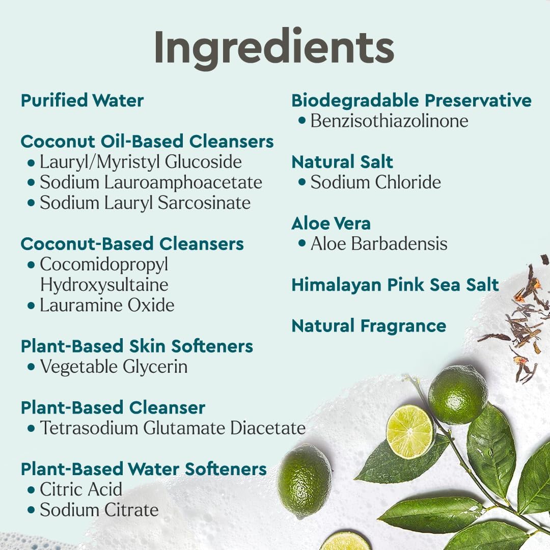 Puracy Natural Dish Soap Refill Bundle- Enzyme-Powered Dishwashing Soap, Organic Dishsoap Liquid