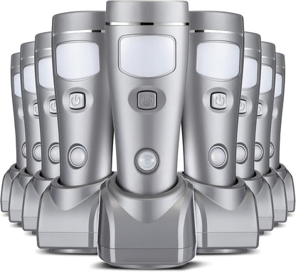 Enhon 9 Pack 4 in 1 LED Emergency Lights for Home Power Failure, Rechargeable Plug in Flashlight