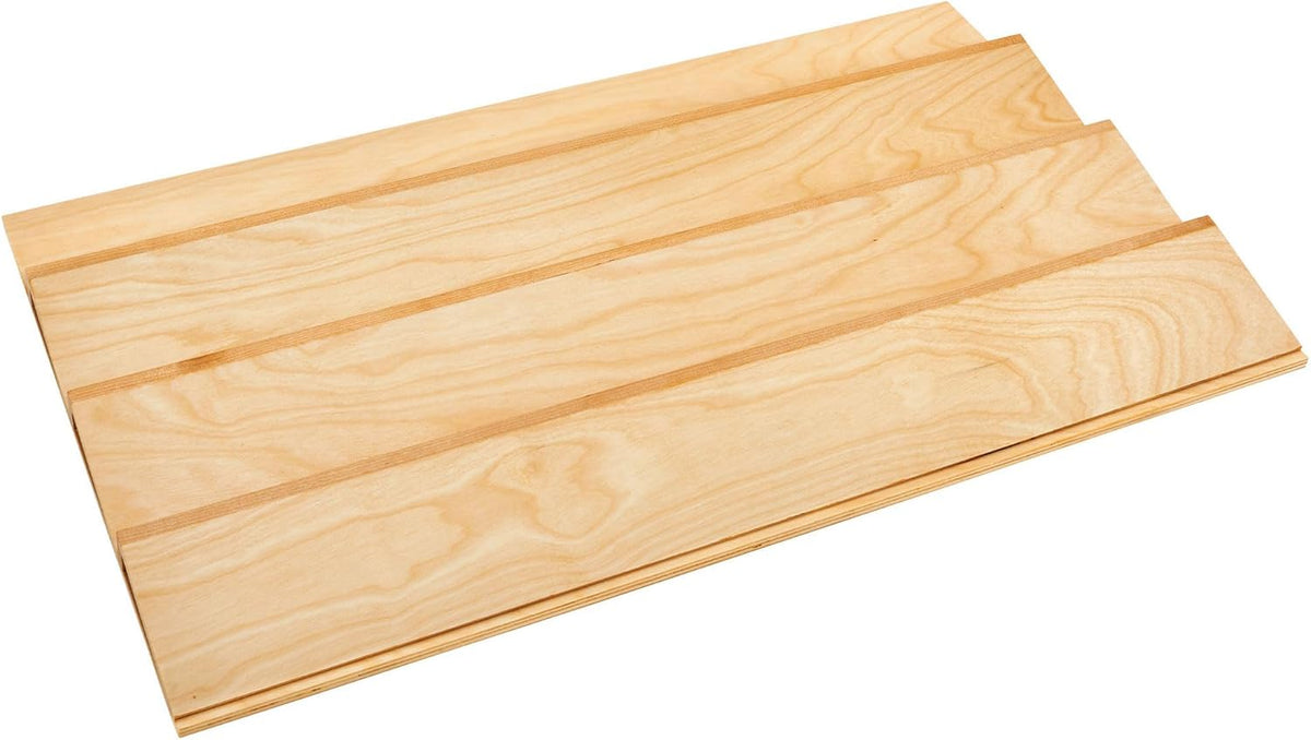 Rev-A-Shelf 3 Tiered Seasoning Organizer for Wooden Kitchen Drawers, Pull Out Spice Rack, 19.75 x