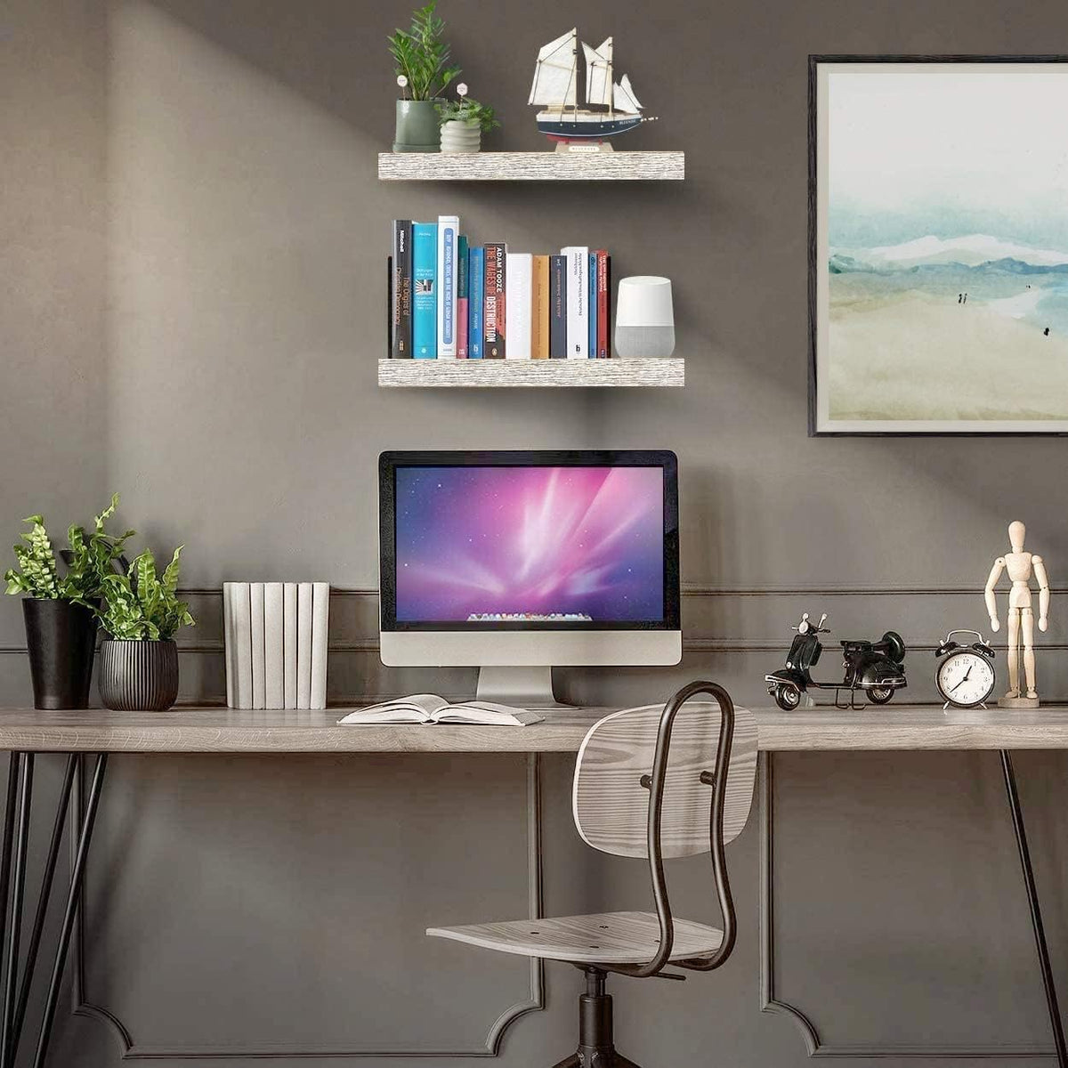 Sorbus Floating Shelves, Wall Shelves for Bedroom, Kitchen, Living Room, Bathroom Shelves Over The