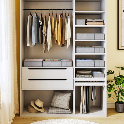 DIMJ Drawer Organizer Clothes 15 Pack - Foldable Baby Organizers and Storage & Dresser Organizer
