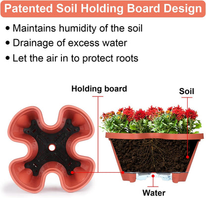 Vertical Planter 5 Tier Stackable Planters Garden Planters Strawberry Herb Flower and Vegetable