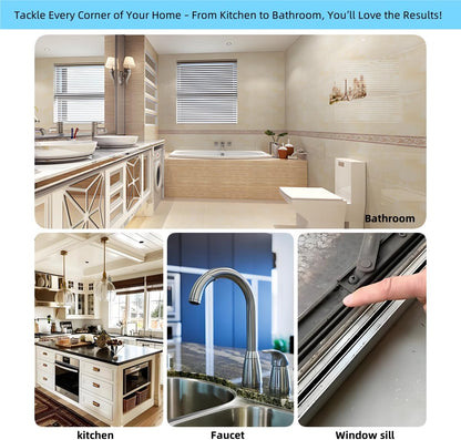 Crevice Cleaning Brush, Multifunctional Cleaning Brush Tool, Bathroom Gap Brush,Grout Brush