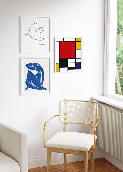 HAUS AND HUES 16x20 Frames Set of 3 - White Picture Pack Poster 16x20, Wall Frame Collage Decor 16