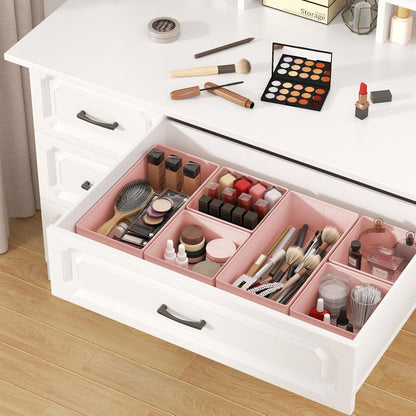 DIMJ Drawer Organizer Clothes 24Pack - Foldable Baby Organizers and Storage & Dresser Organizer for