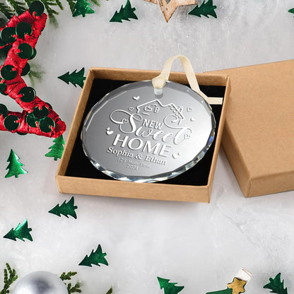New Home Ornament 2025 House Warming Gifts, Personalized Christmas Ornaments, Custom First