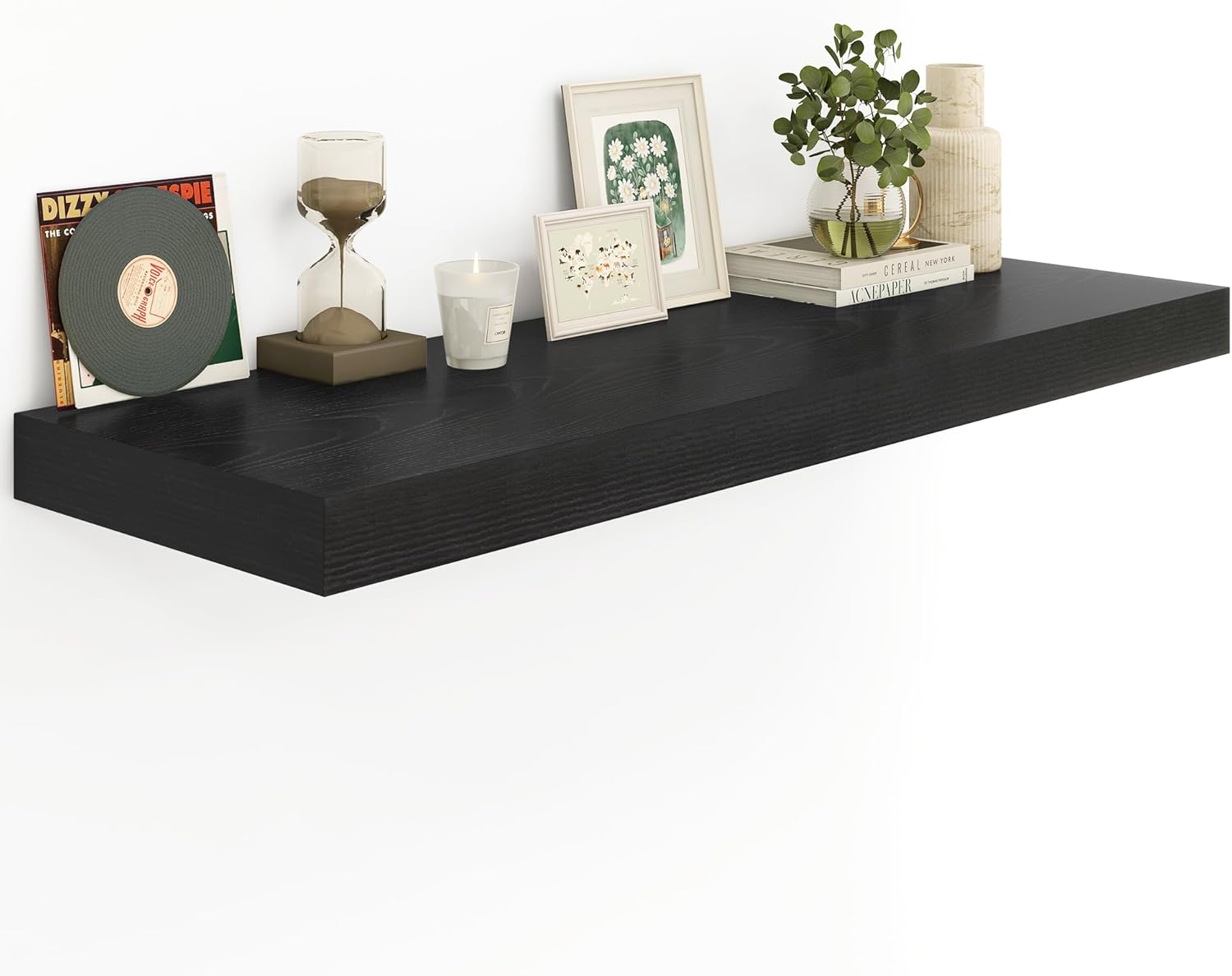 Heimlove 12 Inch Deep Floating Shelves, 55 x 12 inch Extra Long Floating Shelves for Wall, Large